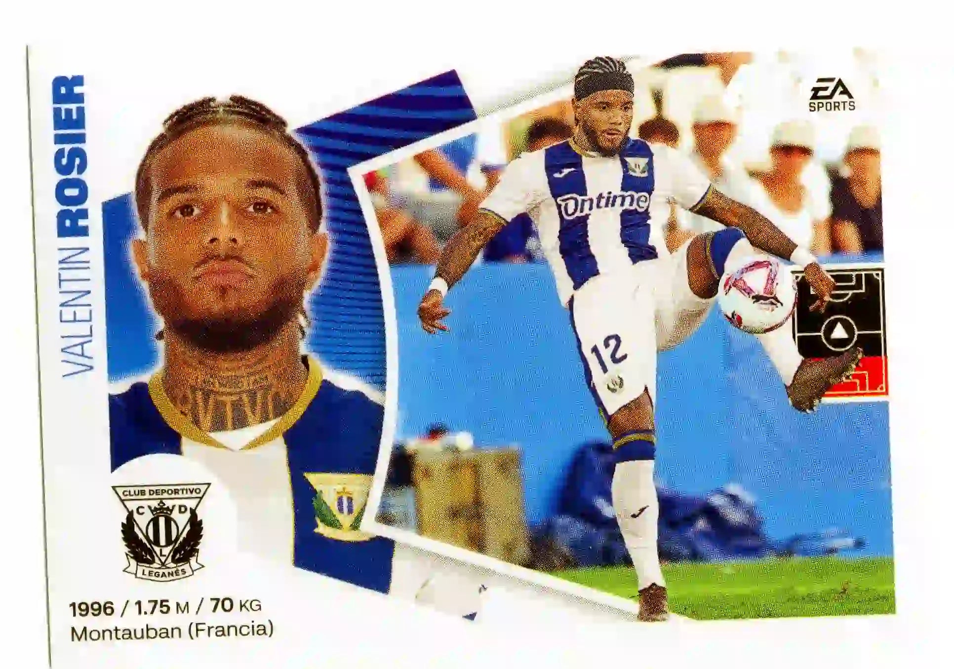 Liga Este-2024-25-Panini-Cromo Trading Card Fútbol- Rosier-Leganés-5-Básico