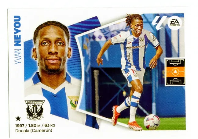 Liga Este-2024-25-Panini-Cromo Trading Card Fútbol- Neyou-Leganés-11-Básico