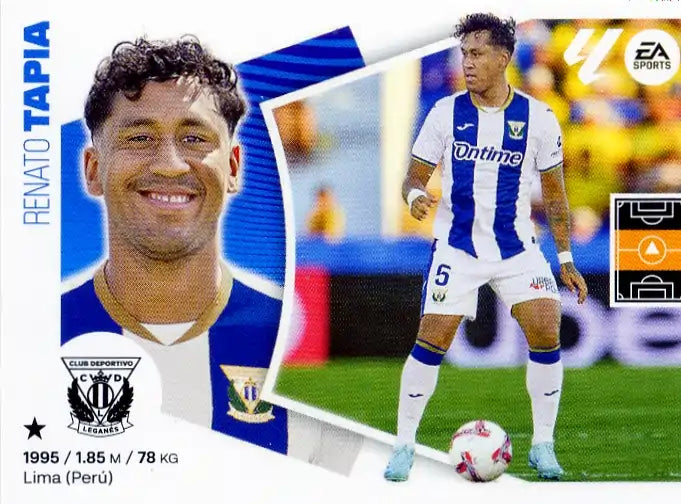 Liga Este-2024-25-Panini-Cromo Trading Card Fútbol- Tapia-Leganés-14-Básico