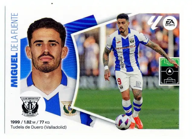 Liga Este-2024-25-Panini-Cromo Trading Card Fútbol- Miguel-Leganés-20-Básico
