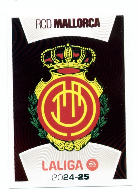 Liga Este-2024-25-Panini-Cromo Trading Card Fútbol- Escudo-Mallorca-1-Básico