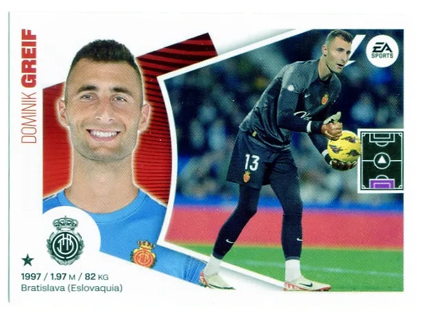 Liga Este-2024-25-Panini-Cromo Trading Card Fútbol- Greif-Mallorca-4-Básico