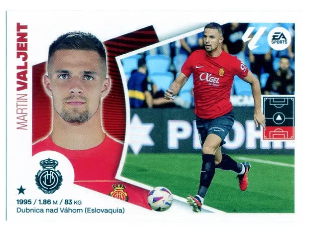 Liga Este-2024-25-Panini-Cromo Trading Card Fútbol- Valjent-Mallorca-7-Básico