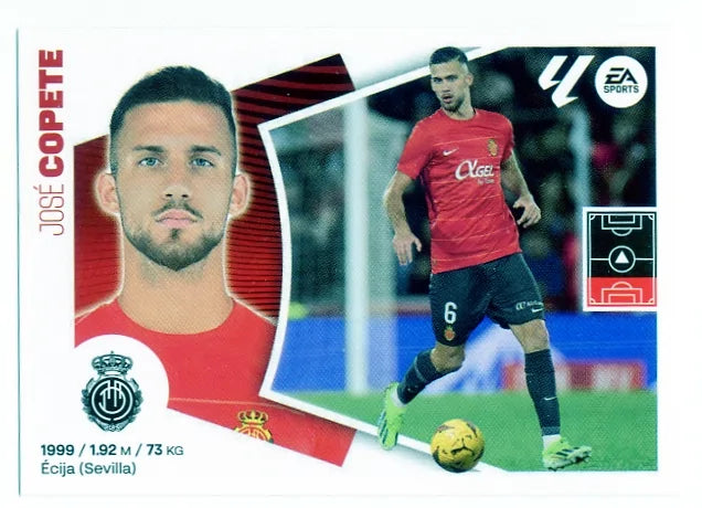 Liga Este-2024-25-Panini-Cromo Trading Card Fútbol- Copete-Mallorca-9A-Básico