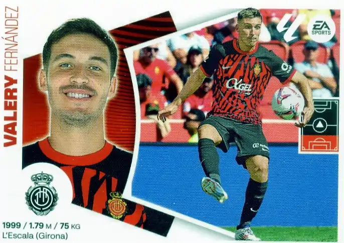 Liga Este-2024-25-Panini-Cromo Trading Card Fútbol- Valery -Mallorca-11 Bis-Básico
