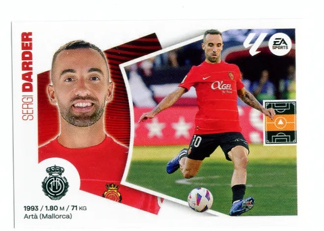 Liga Este-2024-25-Panini-Cromo Trading Card Fútbol- Darder-Mallorca-16-Básico