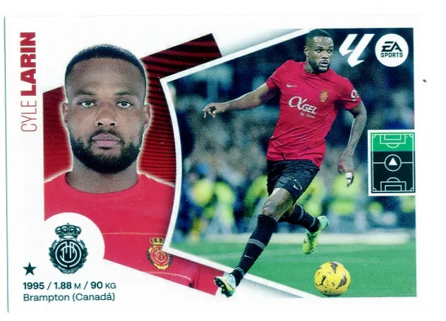 Liga Este-2024-25-Panini-Cromo Trading Card Fútbol- Larin-Mallorca-18-Básico