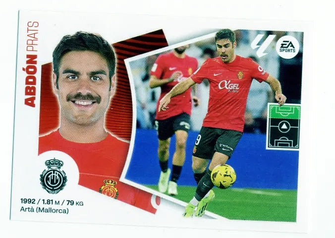 Liga Este-2024-25-Panini-Cromo Trading Card Fútbol- Abdón-Mallorca-19-Básico