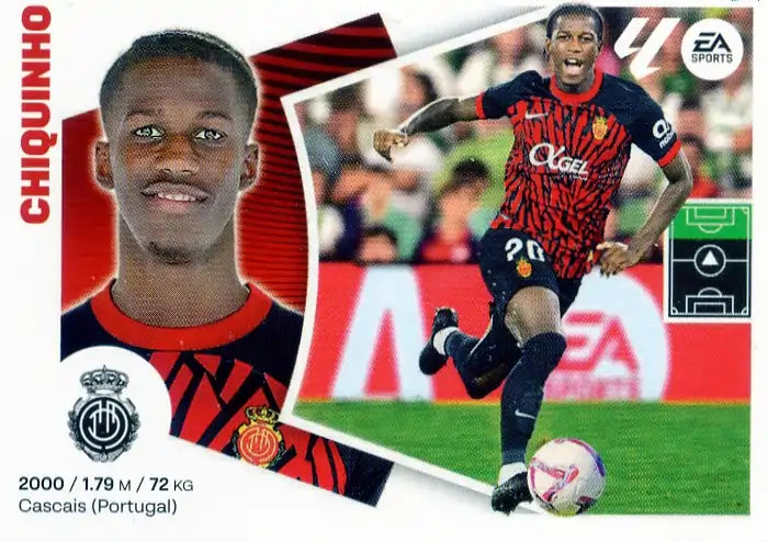 Liga Este-2024-25-Panini-Cromo Trading Card Fútbol- Chiquinho -Mallorca-19 Bis-Básico