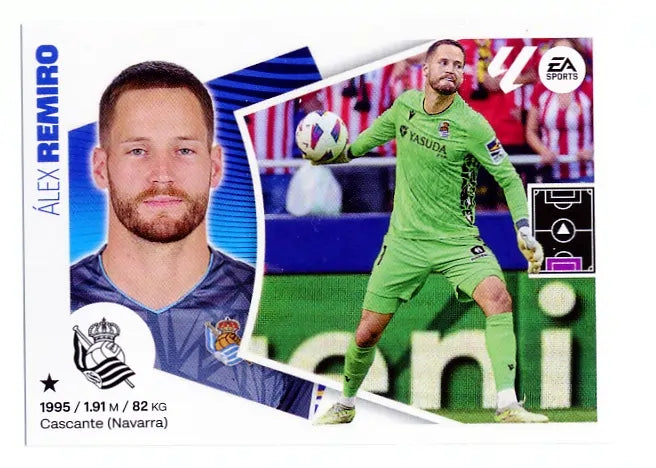 Liga Este-2024-25-Panini-Cromo Trading Card Fútbol- Remiro- Real Sociedad-3-Básico