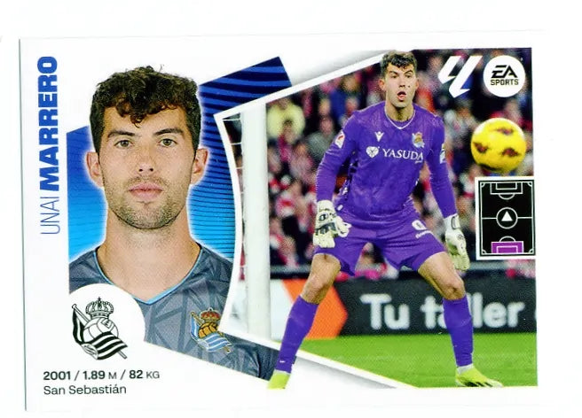 Liga Este-2024-25-Panini-Cromo Trading Card Fútbol- Marrero- Real Sociedad-4-Básico