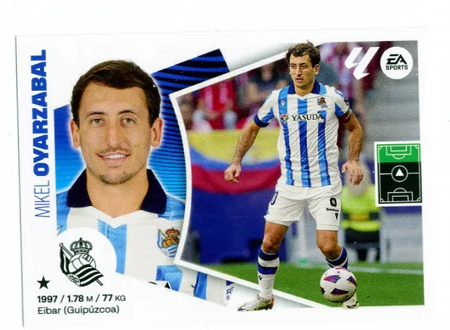 Liga Este-2024-25-Panini-Cromo Trading Card Fútbol- Oyarzabal- Real Sociedad-17-Básico