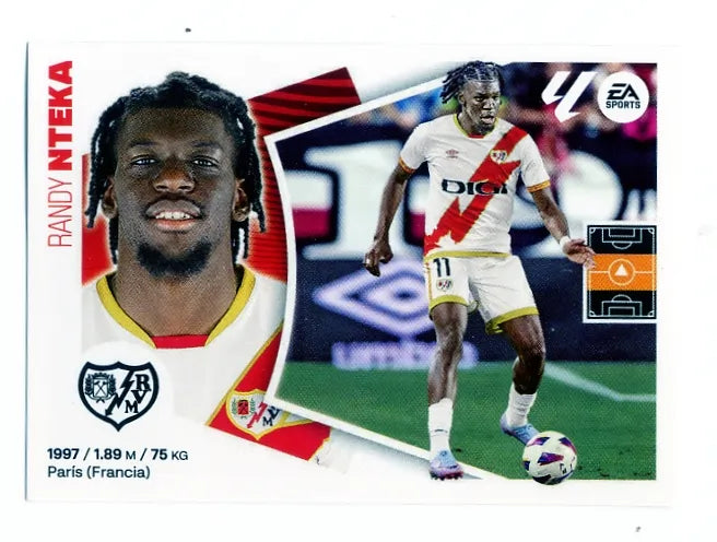 Liga Este-2024-25-Panini-Cromo Trading Card Fútbol- Nteka- Rayo Vallecano-14-Básico