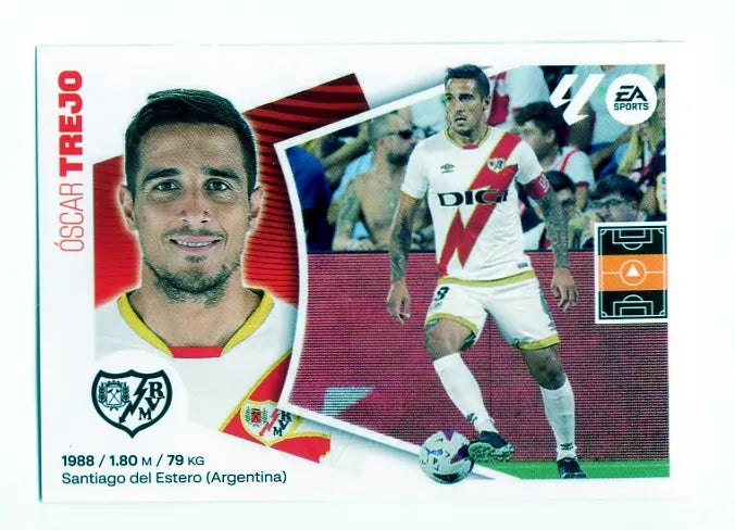 Liga Este-2024-25-Panini-Cromo Trading Card Fútbol- Trejo- Rayo Vallecano-16-Básico