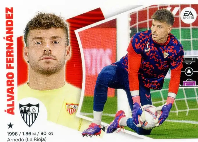 Liga Este-2024-25-Panini-Cromo Trading Card Fútbol- Álvaro Fernández - Sevilla-4 Bis-Básico