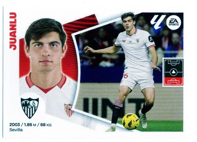 Liga Este-2024-25-Panini-Cromo Trading Card Fútbol- Juanlu- Sevilla-5-Básico