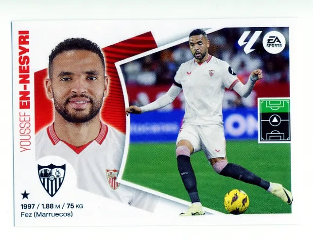 Liga Este-2024-25-Panini-Cromo Trading Card Fútbol- Enesyri- Sevilla-18-Básico
