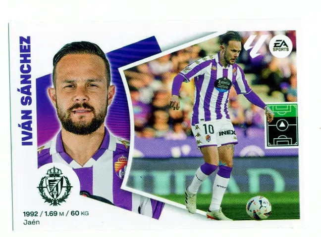 Liga Este-2024-25-Panini-Cromo Trading Card Fútbol- Iván Sánchez-Valladolid-17-Básico