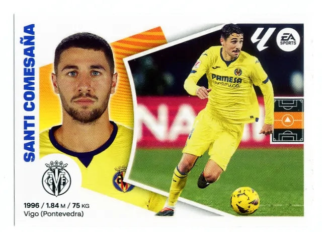 Liga Este-2024-25-Panini-Cromo Trading Card Fútbol- Santi Comesaña- Villarreal-11-Básico