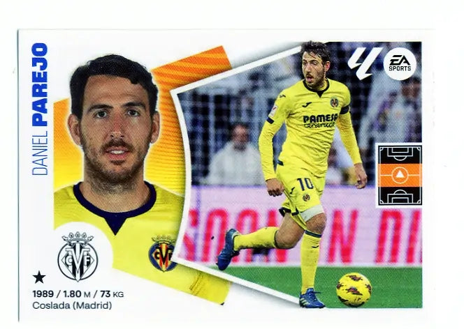 Liga Este-2024-25-Panini-Cromo Trading Card Fútbol- Parejo- Villarreal-14-Básico