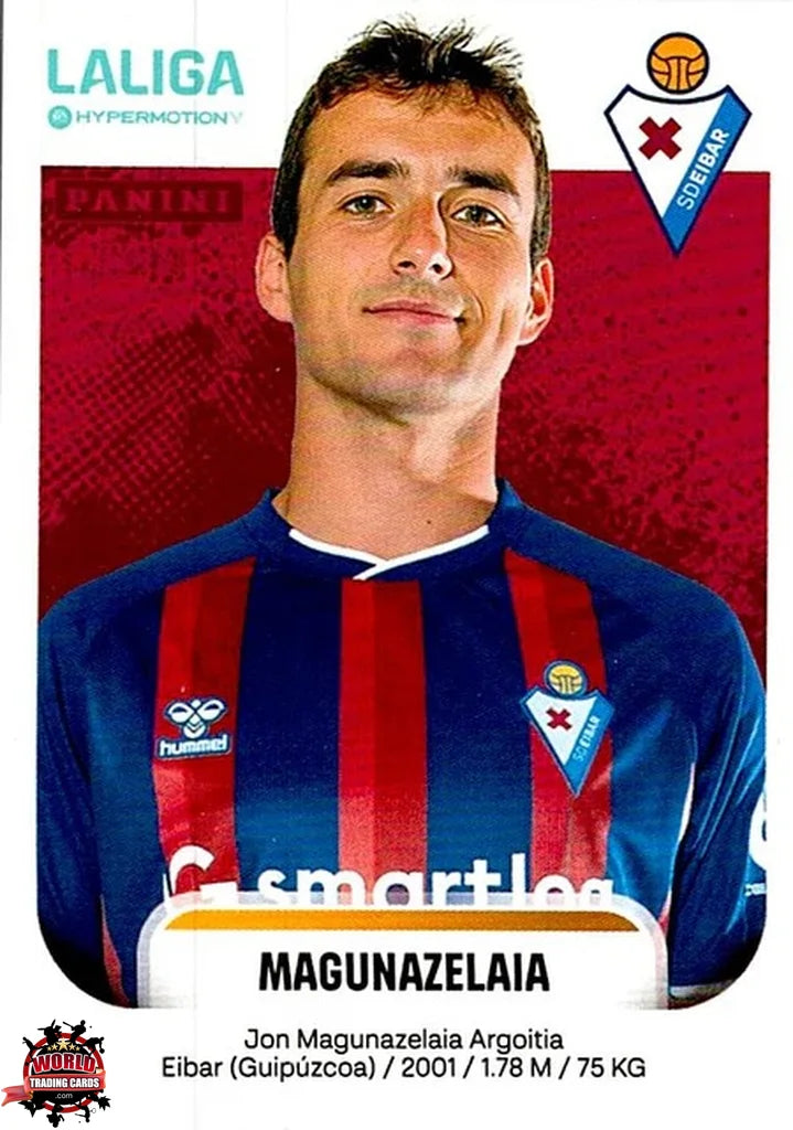 Cromo Trading Card Fútbol-Magunazelaia-SD Eibar-Panini La Liga HypermotionV 2025-2026-205-Basico