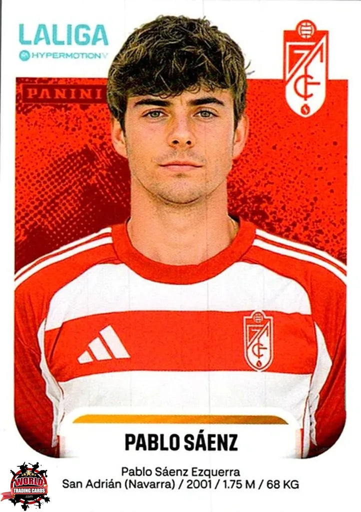 Cromo Trading Card Fútbol-Pablo Sáenz-Granada CF-Panini La Liga HypermotionV 2025-2026-225-Basico