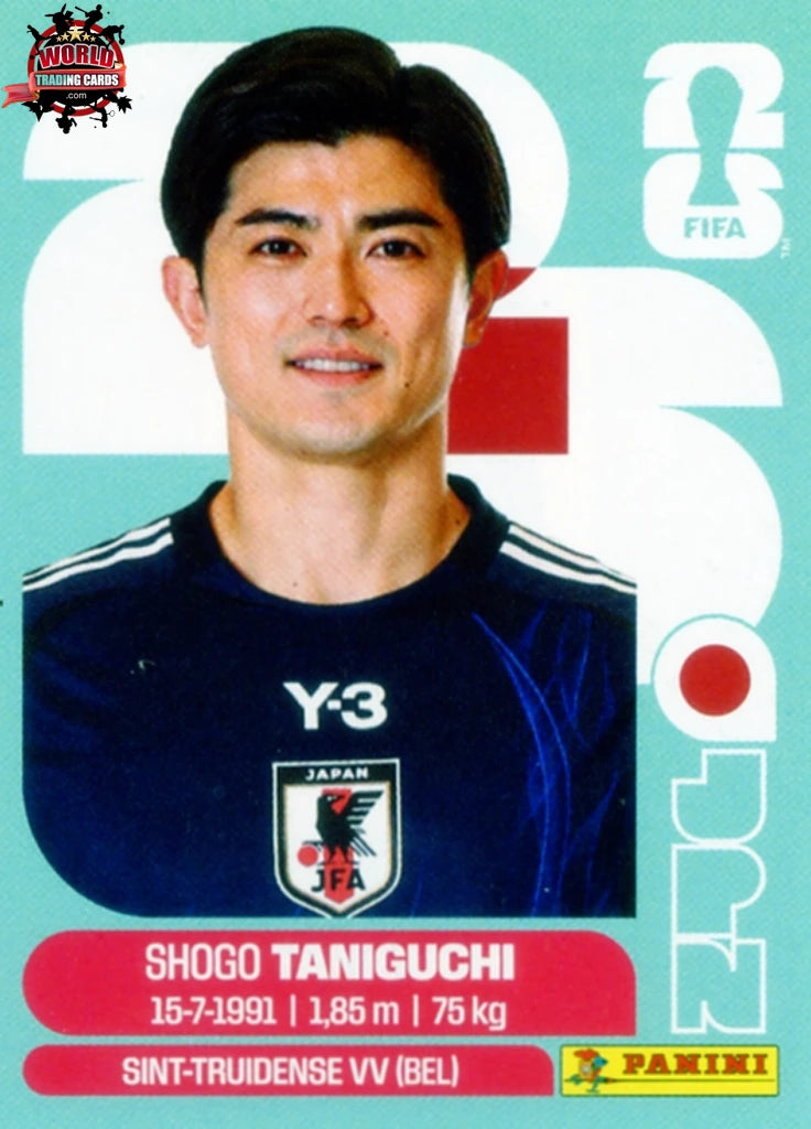 #JPN006 | Panini | Fifa World Cup Stickers | 2026 | Shogo Taniguchi | Japan | Base - International version