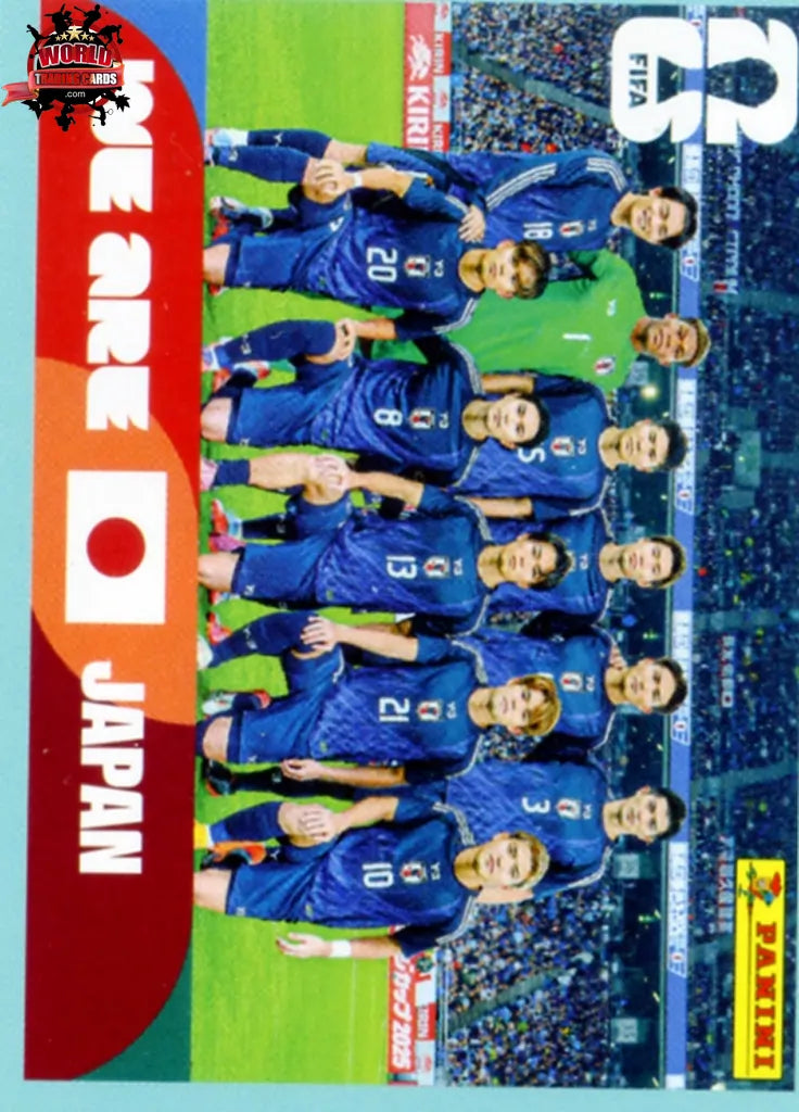#JPN013 | Panini | FIFA World Cup Stickers | 2026 | Team Photo | Japan | Base