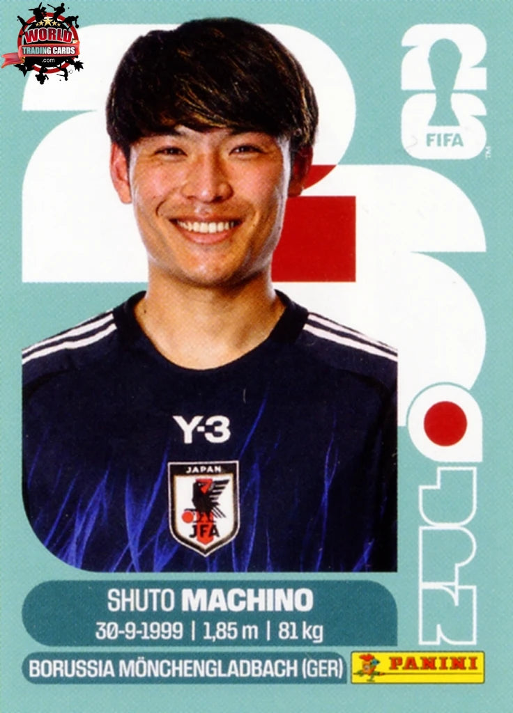 Shuto Machino-Japan-Panini Fifa World Cup Stickers 2026-JPN017