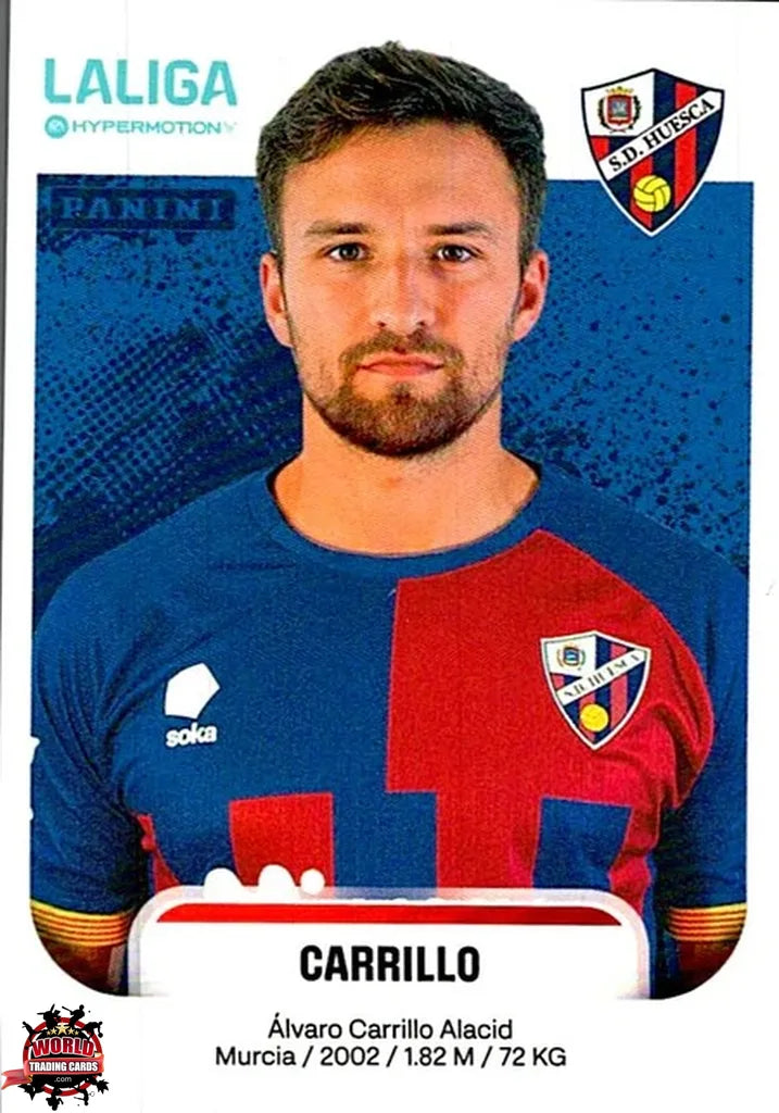 Cromo Trading Card Fútbol-Carrillo-SD Huesca-Panini La Liga HypermotionV 2025-2026-235-Basico
