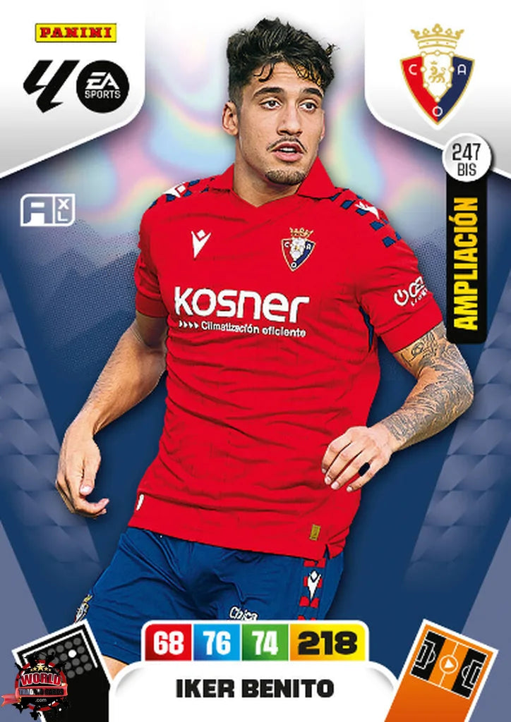 Iker Benito - CA Osasuna - Panini Adrenalyn XL - 2025-2026 - 247Bis - Basico Ampliación LP