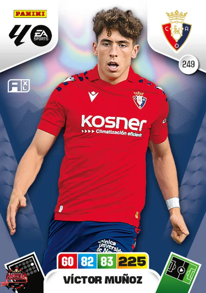 #249 | Adrenalyn XL | La Liga | 2025-2026 | Víctor Muñoz | CA Osasuna | Basico