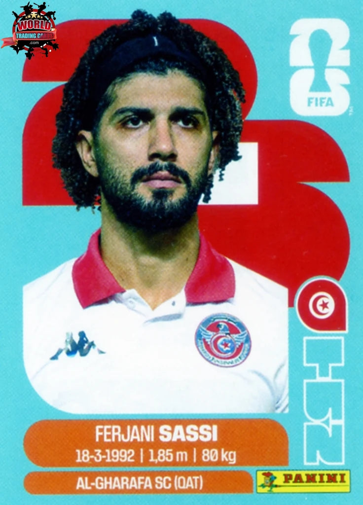 #TUN011 | Panini | Fifa World Cup Stickers | 2026 | Ferjani Sassi | Tunisia | Base