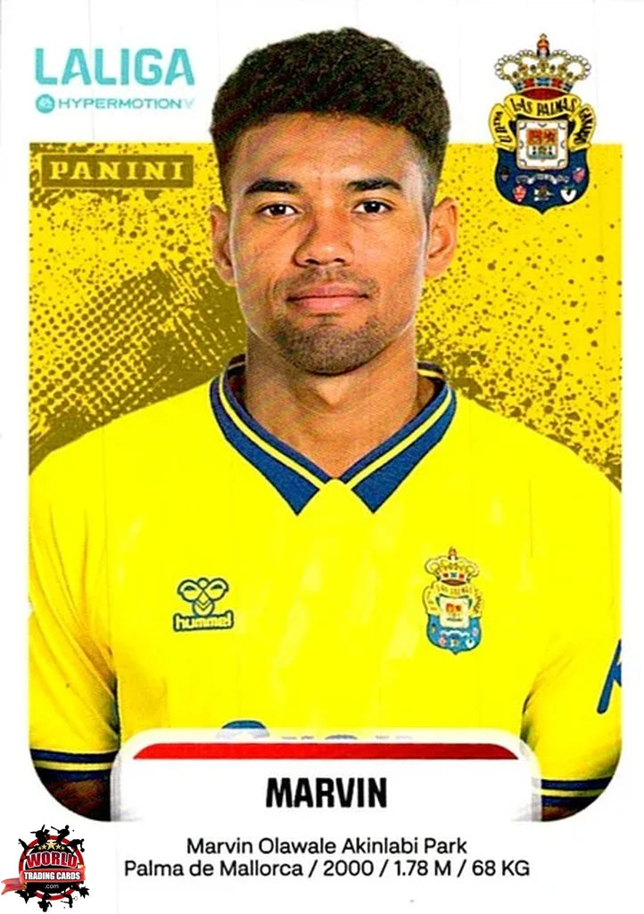 Cromo Trading Card Fútbol-Marvin-UD Las Palmas-Panini La Liga HypermotionV 2025-2026-253-Basico