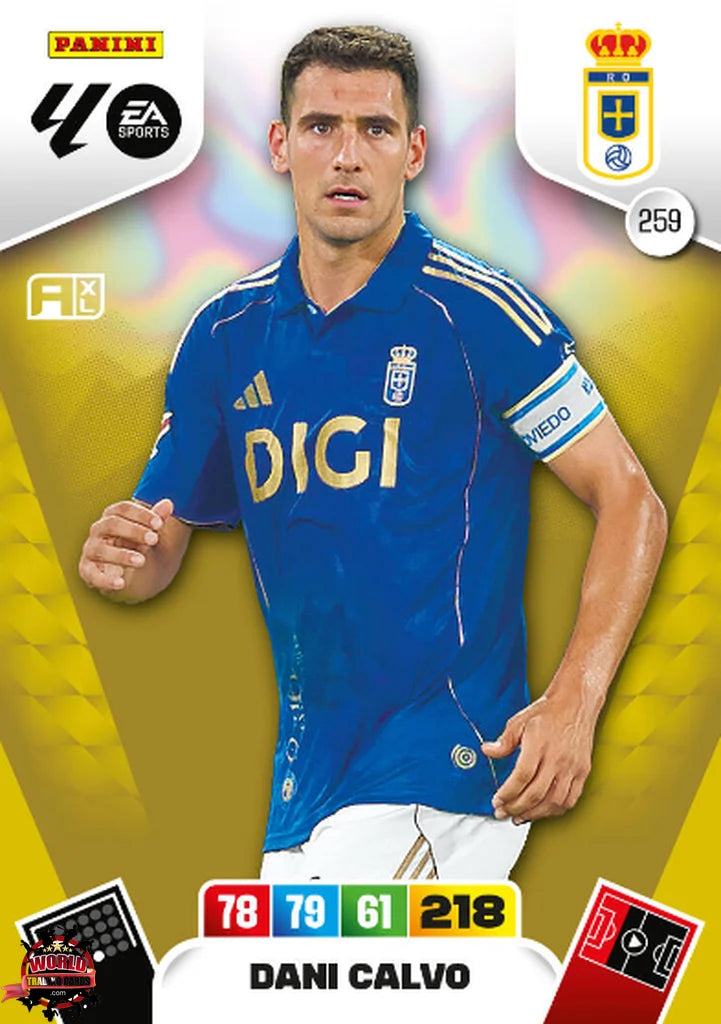 #259 | Adrenalyn XL | La Liga | 2025-2026 | Dani Calvo | Real Oviedo | Basico