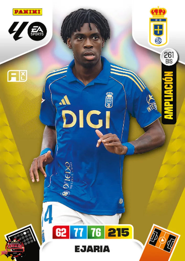 Ejaria - Real Oviedo - Panini Adrenalyn XL - 2025-2026 - 261Bis - Basico Ampliación LP