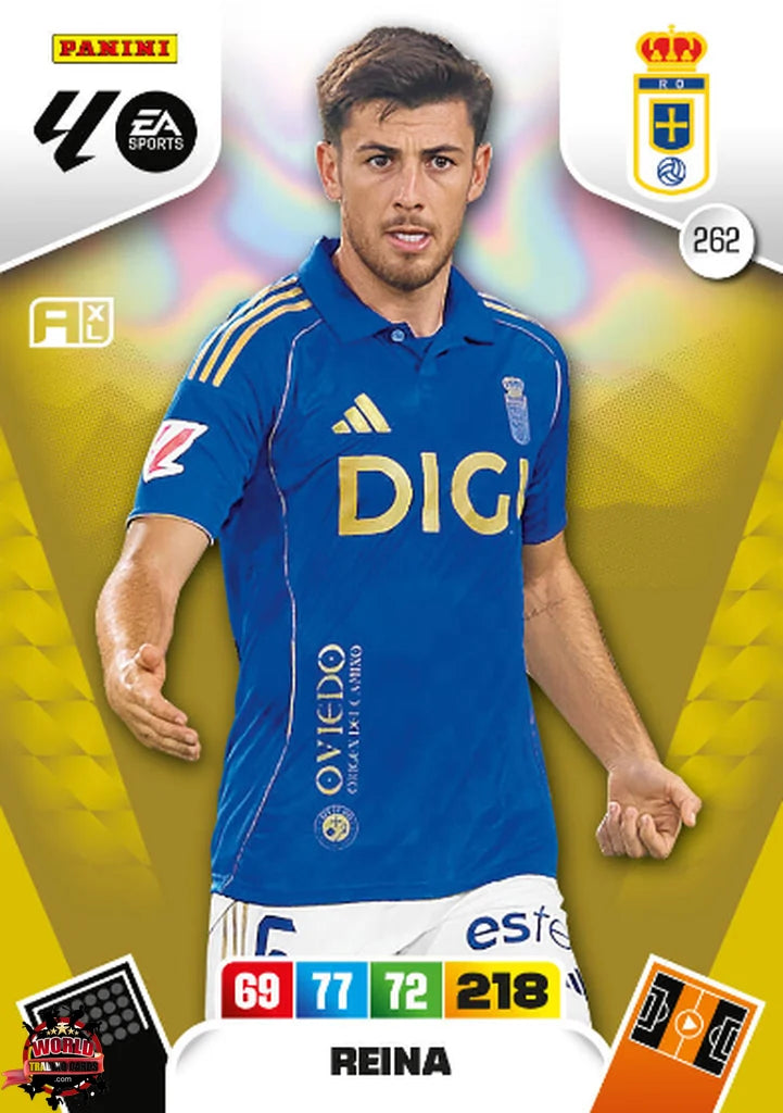 #262 | Adrenalyn XL | La Liga | 2025-2026 | Reina | Real Oviedo | Basico