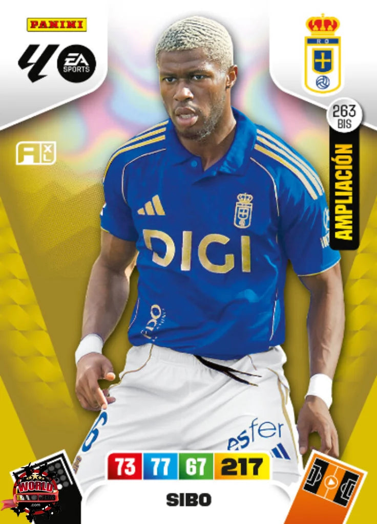 #263 Bis | Adrenalyn XL | La Liga | 2025-2026 | Sibo | Real Oviedo | Ampliacion