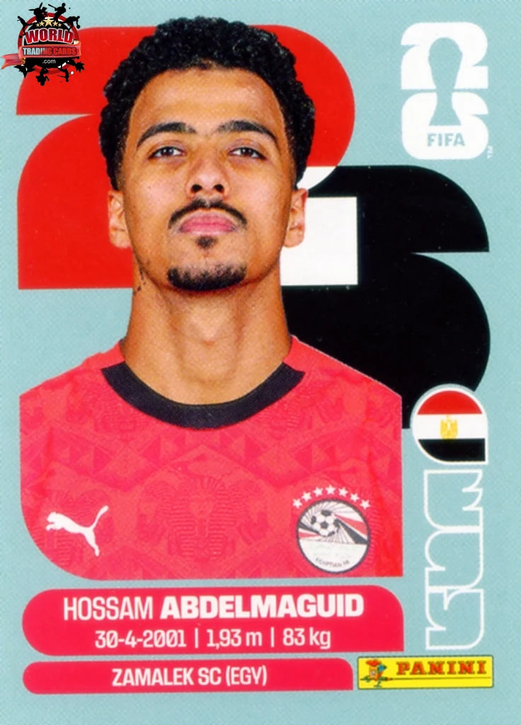 #EGY008 | Panini | Fifa World Cup Stickers | 2026 | Hossam Abdelmaguid | Egypt | Base