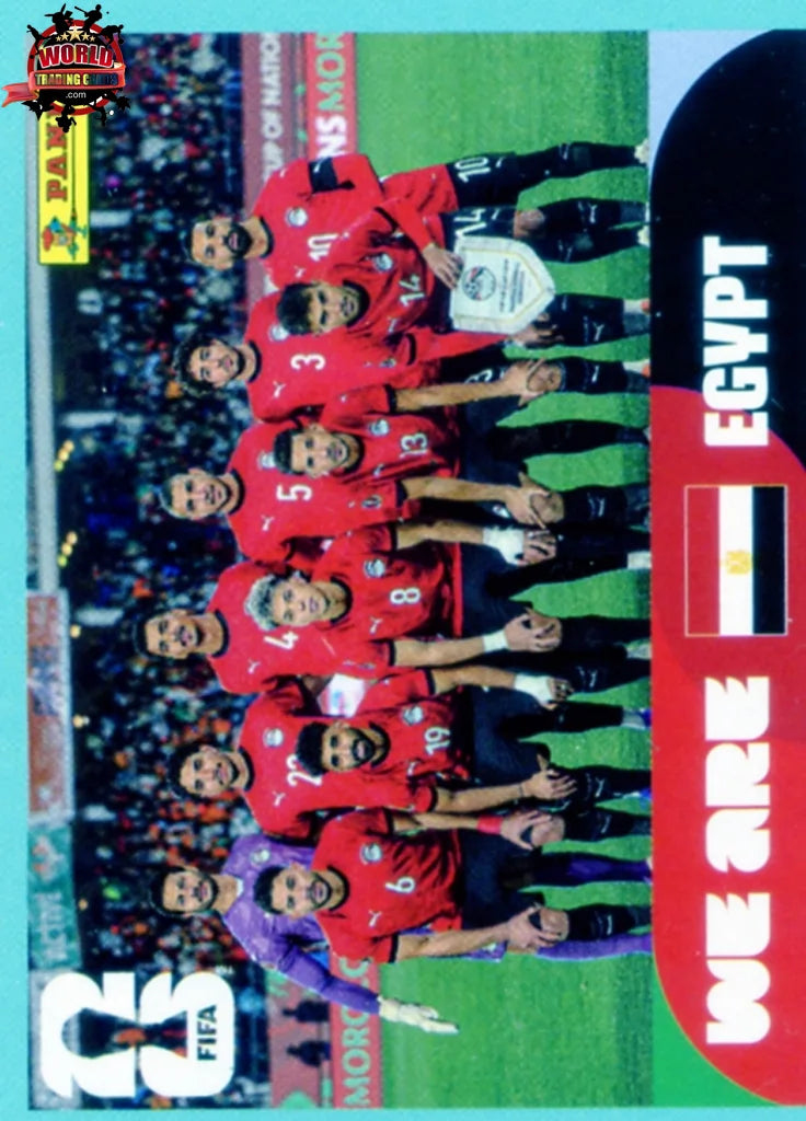 #EGY013 | Panini | Fifa World Cup Stickers | 2026 | Team Photo | Egypt | Base