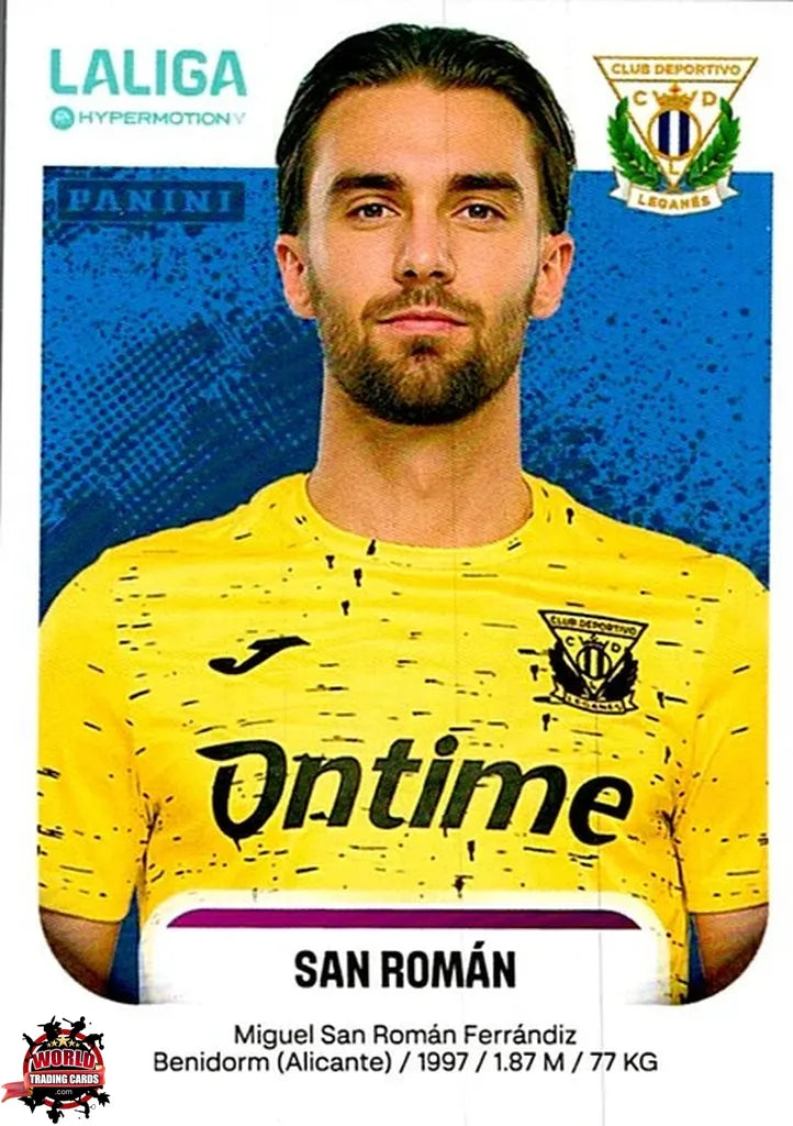 Cromo Trading Card Fútbol-San Román-CD Leganés-Panini La Liga HypermotionV 2025-2026-271-Basico