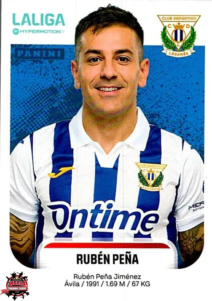 Cromo Trading Card Fútbol-Rubén Peña-CD Leganés-Panini La Liga HypermotionV 2025-2026-272-Basico