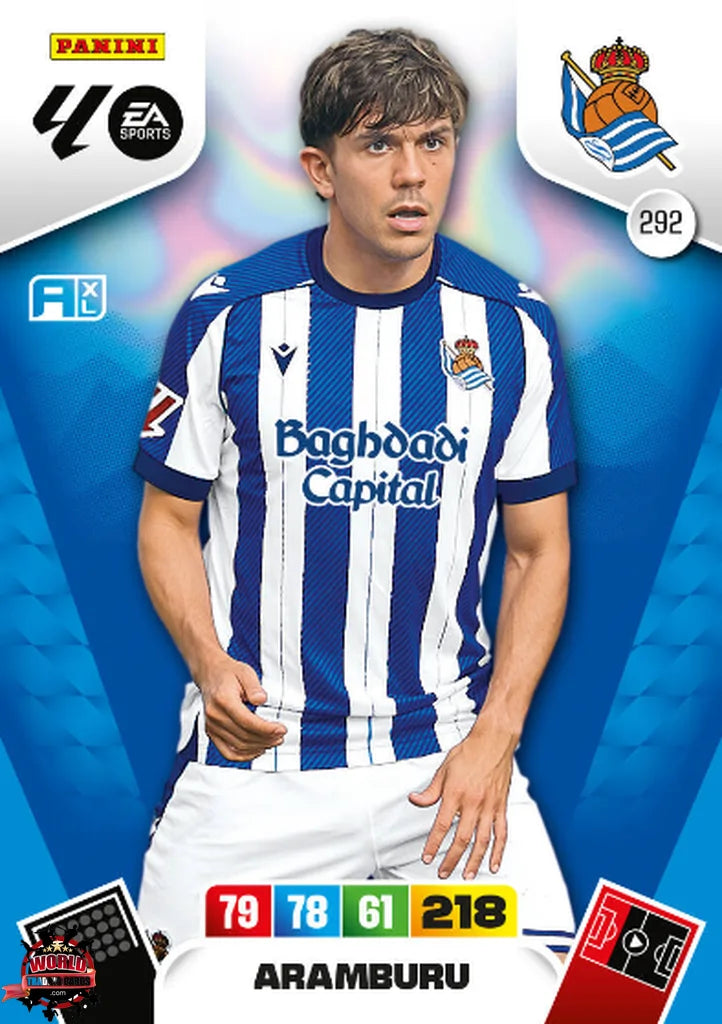 #292 | Adrenalyn XL | La Liga | 2025-2026 | Aramburu | Real Sociedad | Basico