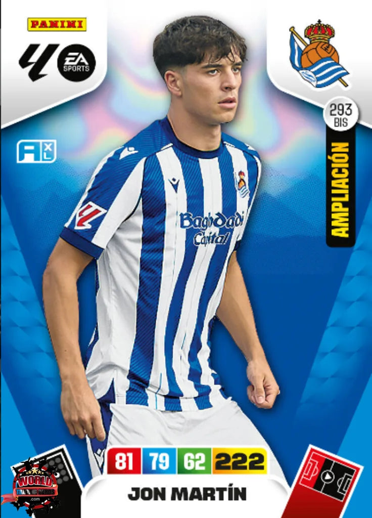 #293 Bis | Adrenalyn XL | La Liga | 2025-2026 | Jon Martin | Real Sociedad | Ampliacion