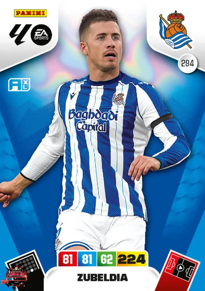 #294 | Adrenalyn XL | La Liga | 2025-2026 | Zubeldia | Real Sociedad | Basico