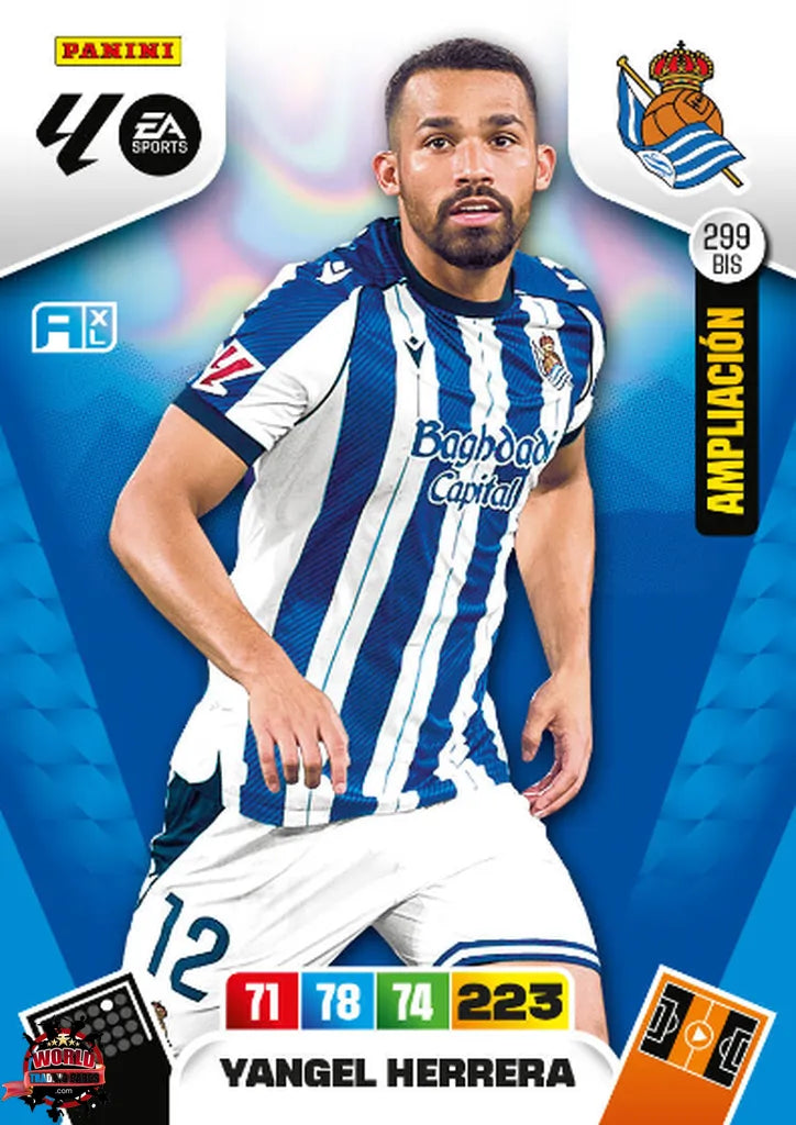 Yangel Herrera - Real Sociedad - Panini Adrenalyn XL - 2025-2026 - 299Bis - Basico Ampliación LP