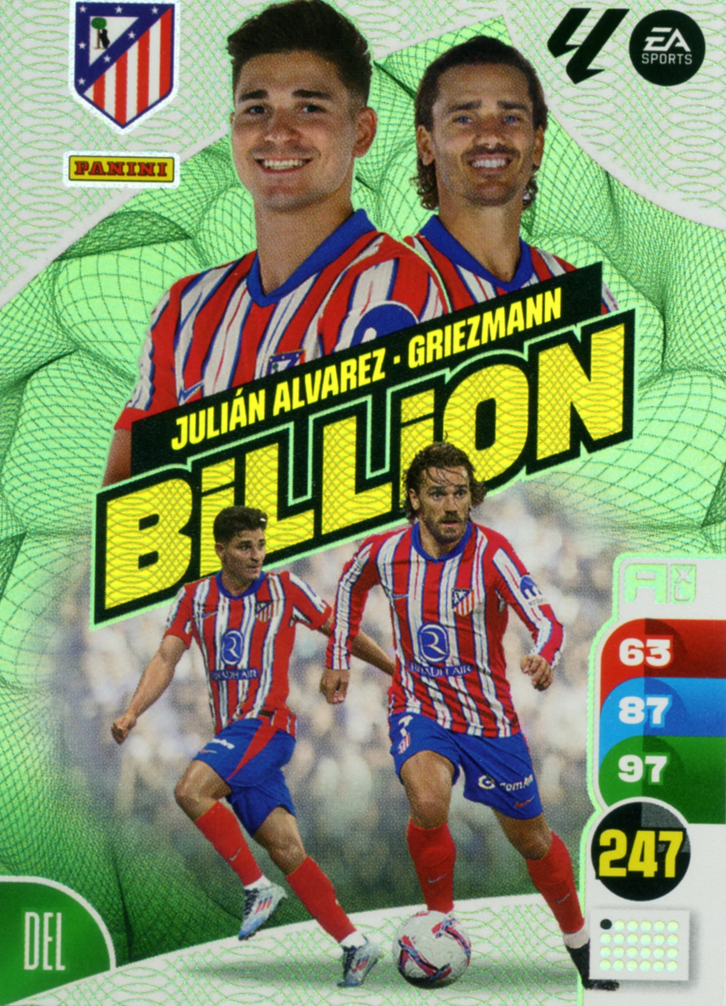 Julián Alvarez / Griezmann - Panini Adrenalyn XL La Liga 2024/2025 - Billion