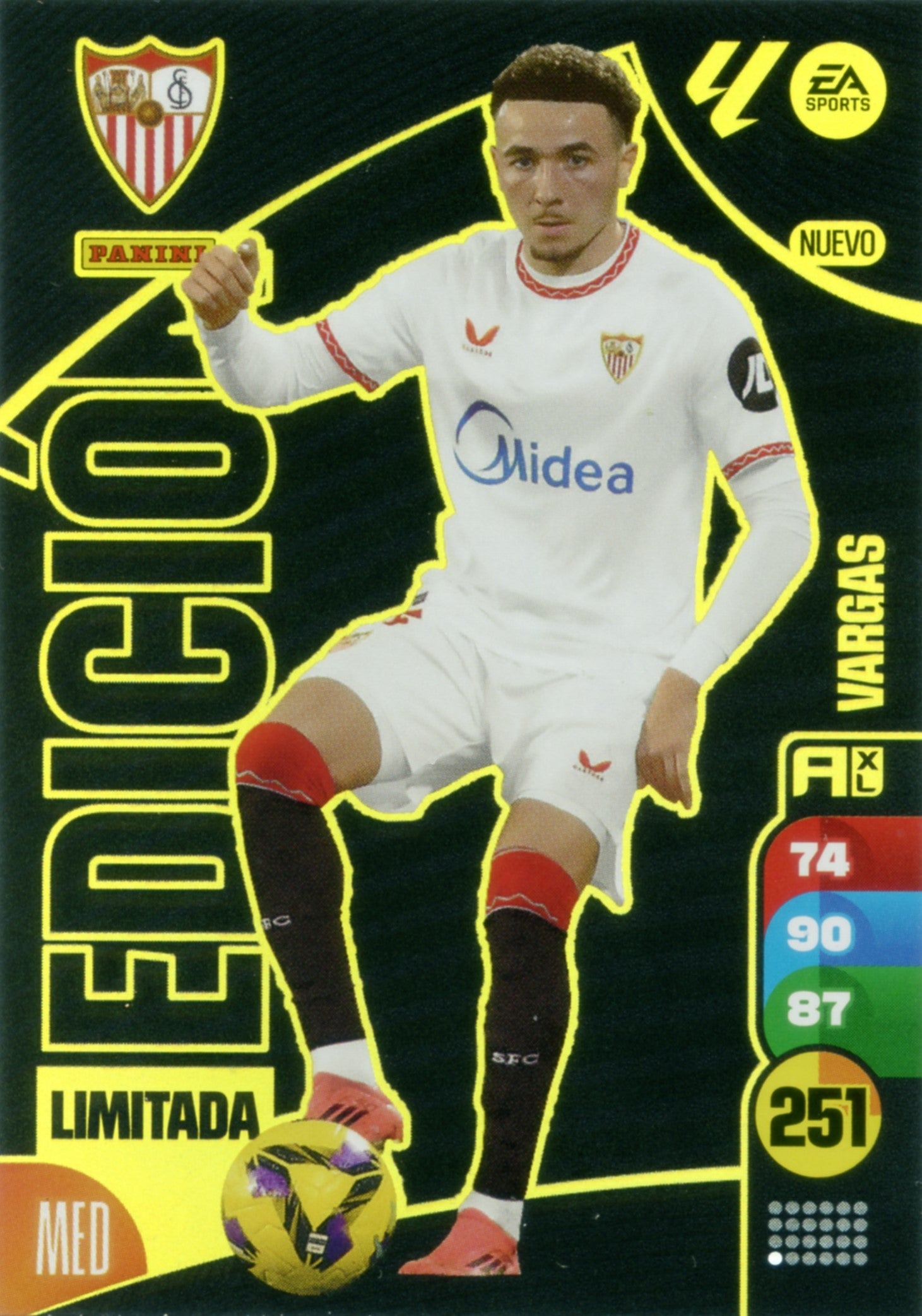 VARGAS - Panini Adrenalyn XL La Liga 2024/2025 - Edición Limitada