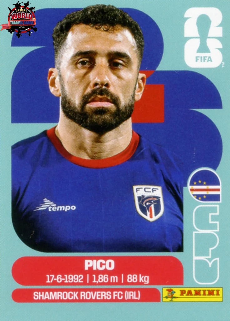 #CPV004 | Panini | FIFA World Cup Stickers | 2026 | Pico | Cape Verde | Base