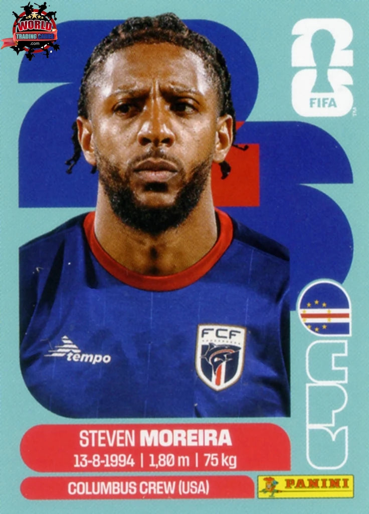 Soccer Trading Card-Steven Moreira-Cape Verde-Panini Fifa World
